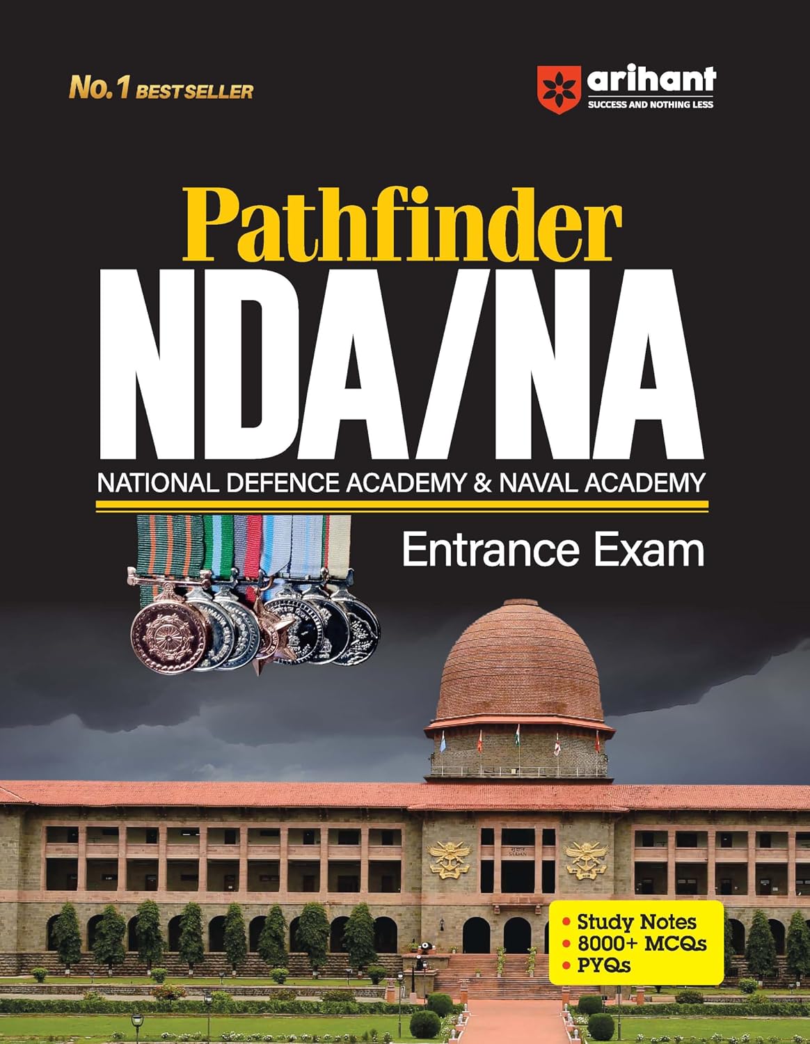 Arihant Pathfinder NDA/NA Entrance Exam Book 2025 | National Defence & Naval Academy | 8000+ MCQs, PYQs & Complete Study Notes | Latest Edition for NDA Written Exam Preparation | English Medium
