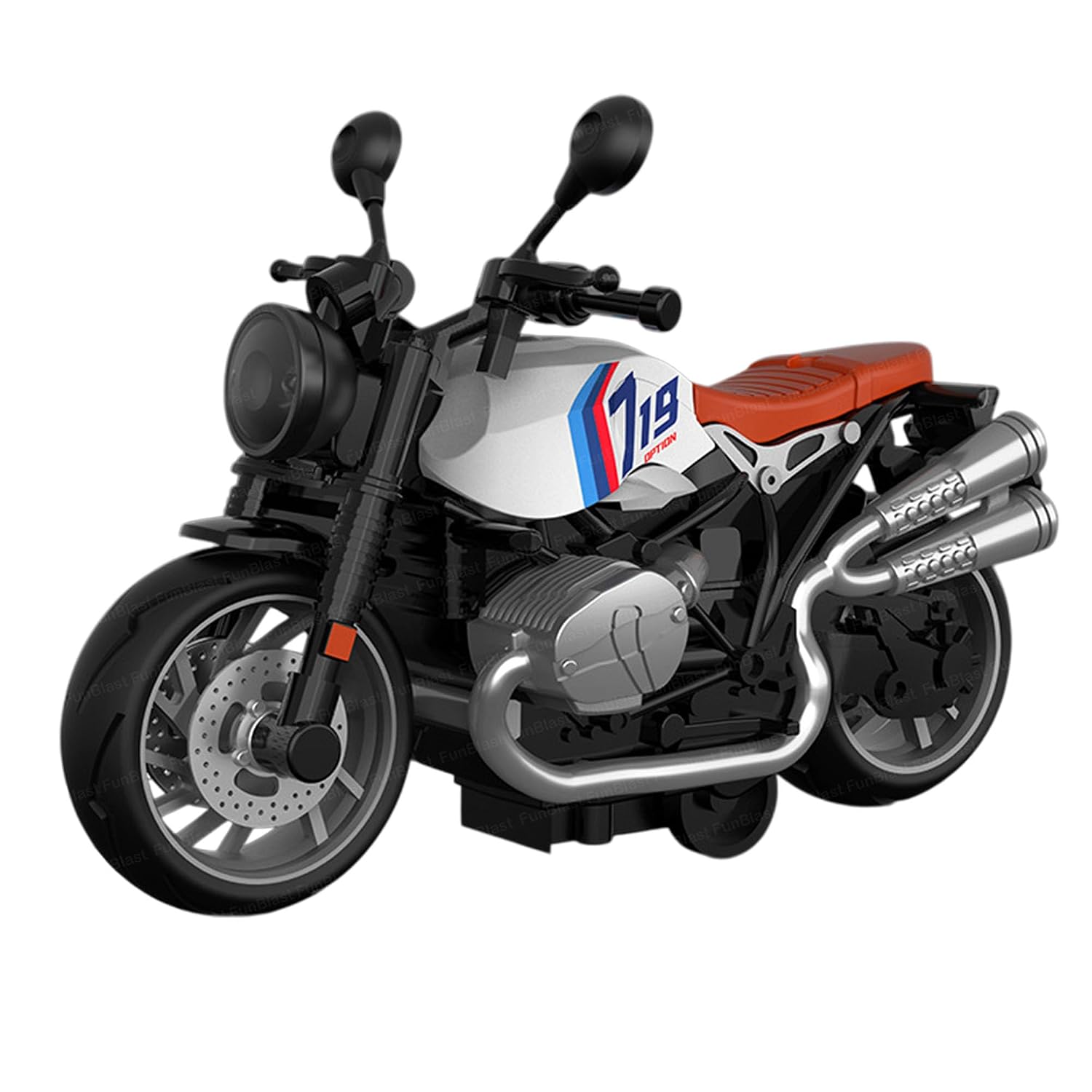 FunBlast Bike Toy for Kids – Motorcycle Toys for Kid, Friction Powered Bike Toy, Motorcycle Toy for Kids, Boys, Realistic Bike Toy, Toy for 3+ Years Old Kids (A)