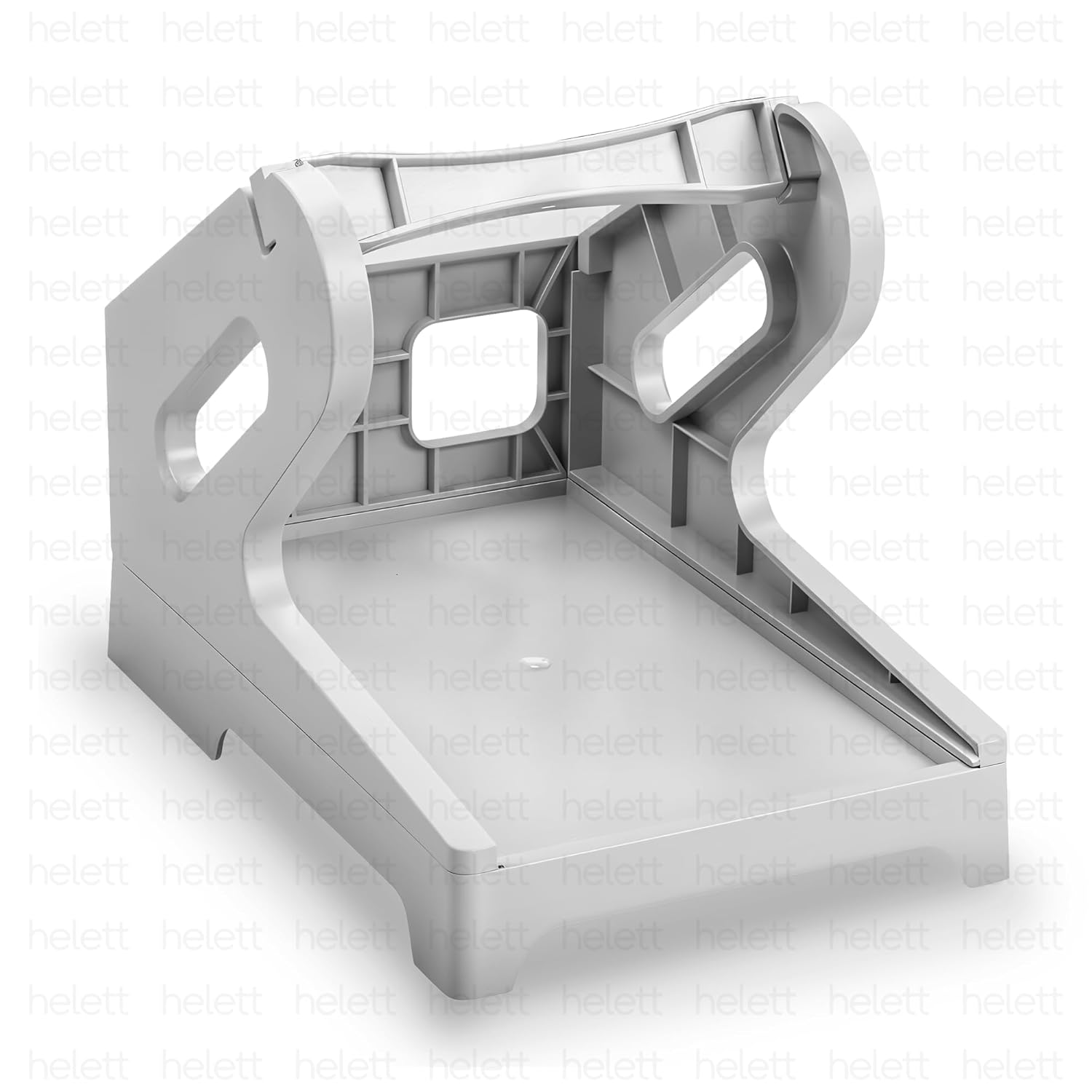 helett Label Holder|Shipping Holder|Plastic Paper Holder|Thermal Label Holder for Rolls & Fan Fold Labels|Work with Desktop Label Printer|Suitable for Home Office &Transportation
