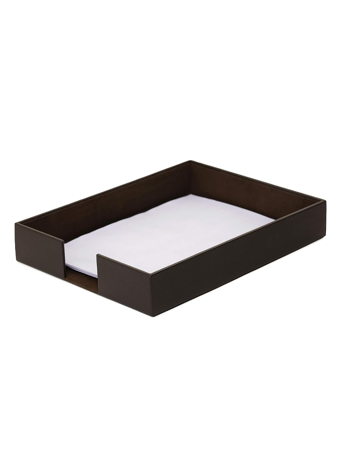 Paper Tray Document Organizer File Organizer Document Tray Office Table Accessories Office Organizer Office Accessories Stationary Paper Tray for Office Desk Organiser Desk Table (Brown)