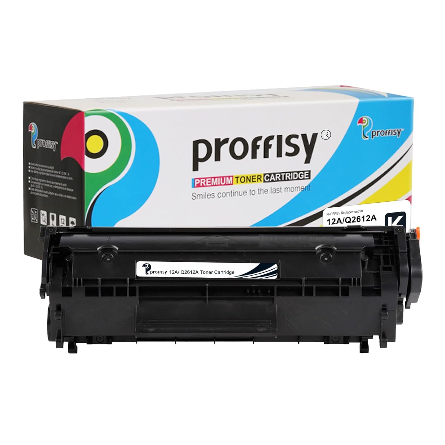proffisy 12A Toner Cartridge Q2612A High Yield Cartridge, Home & Office | Compatible with HP Laserjet M1005 MFP,1020,1010/1012/1018/1022/1022n/1022NW/3015/3020/3030/3050/3050z/3052/3055/M1319