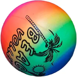 Rainbow Soft Foam Ball for Kids | Multicolor Stress Relief Squeeze Ball | Indoor Outdoor Play Ball for Toddlers (3+ Years)